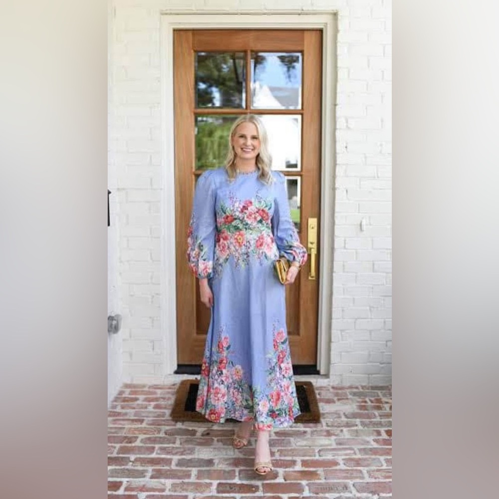 ZIMMERMANN FLORAL MAXI DRESS - Picture 3 of 7
